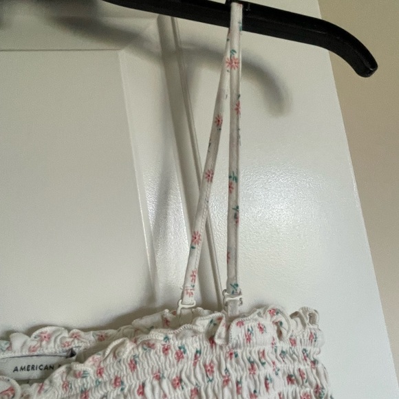 American Eagle Smocked Tank with Ruffles - Picture 2 of 5